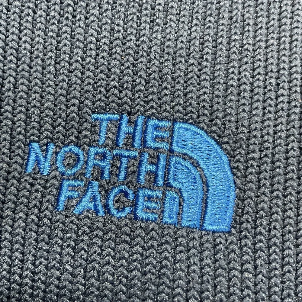 The North Face Men's XL Krestwood Ribbed Thick Knit Full Zip Jacket Blue WornOnc